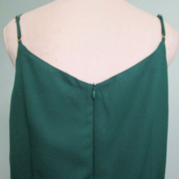 JULIA JORDAN Stunning Sleeveless Twist Front Mini Dress-Emerald-Various-NWT - Picture 5 of 15